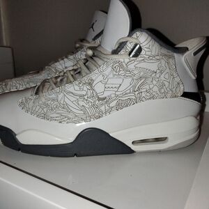 Jordan Dub Zero White Cool Grey Sneakers Nike Mens 9.5 / Women's 11
